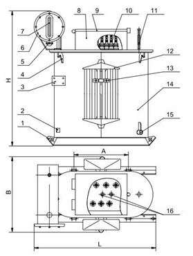 Масляные трансформаторы типа ТМПН(Г) 160 кВ*А